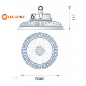 LED REFLEKTOR HB E200W ML 840 90° 4000K IP65 - Img 5