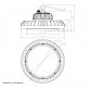 LED reflektor HB07 200W 4000K IP65