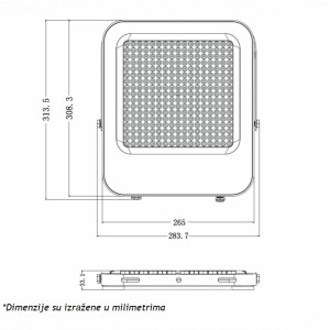 LED REFLEKTOR IK03 200 W 6500K - Img 3