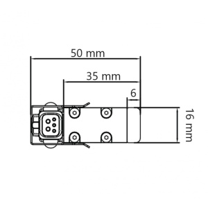 LED SVETILJKA TF-16-0106 7W RGB+4000K 24V IP65 0.5M - Img 4