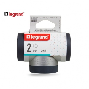 LG 694524 ADAPTER ROTIRAJUCI 2X2P+E 1XUSB-A 1XUSB-C (ALU/T.SIVA) - Img 2