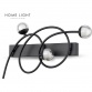 LUNA 323 ZIDNA LAMPA 11W 3000K CRNA - Img 4