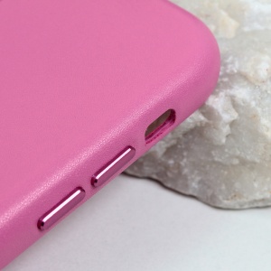 Maska Beautiful Shine Leather iPhone 12 6.1 roze - Img 2