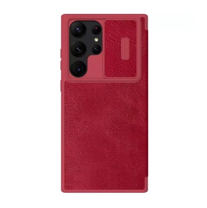 Maska Nillkin Qin Pro Leather za Samsung S918B Galaxy S23 Ultra crvena