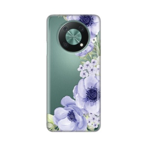 Maska Silikonska Print Skin za Huawei Nova Y90 Blue Roses
