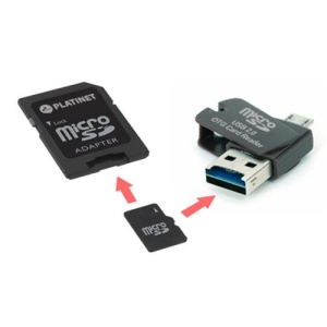 MSD Platinet PMMSD8CR4 8GB 4 u 1 + citac kartica