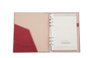 NOVASKIN Повестка дня с механизмом A5 STANDARD - Црвена - Img 2