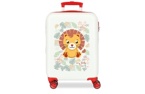 ROLL ROAD HAPPY PETS dečiji kofer 50 cm - bela/crvena