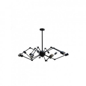 RUSTIK 82 LUSTER 12*E27 BLACK - Img 1