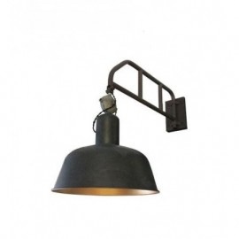 RUSTIK 95 ZIDNA LAMPA 1*E27 BLACK/GOLD - Img 3