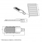 SOLARNA LED ULICNA SVETILJKA GN-SSL316-180W 4000K 2200lm IP66 - Img 4