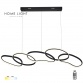 SOLEA 63 LUSTER 48W 3000/4000K CRNA - Img 3