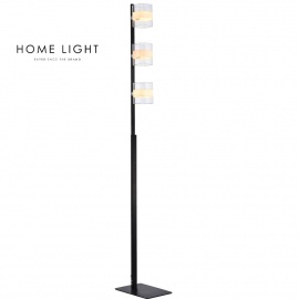 TALIA 59 PODNA LAMPA 3*E14 CRNA/HROM - Img 4