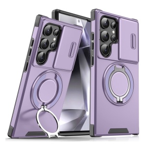 Torbica CamShield Ring stand za Samsung S938B Galaxy S25 Ultra ljubicasta - Img 1