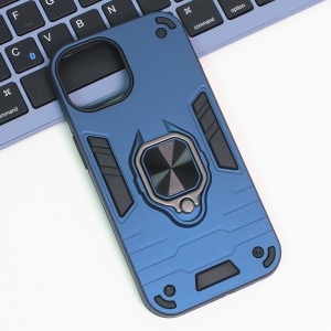 Torbica Cube Ring za iPhone 15 6.1 tamno plava - Img 1