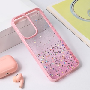 Torbica Frame Glitter za Samsung A366B Galaxy A36 5G roze - Img 1