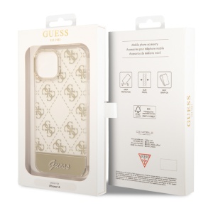 Torbica Guess Hc 4G Electro Script za iPhone 14 6.1 zlatna (GUHCP14SHG4MHG) - Img 3