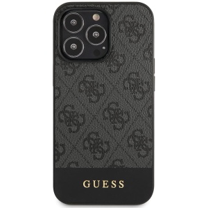 Torbica Guess Hc PC/TPU 4G Pu Bottom Stripe za iPhone 15 Pro 6.1 siva (GUHCP15LG4GLGR) - Img 2