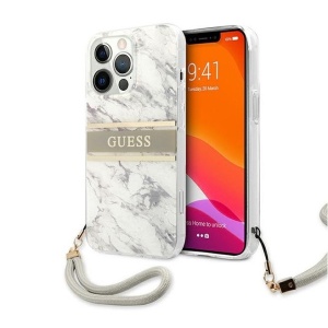 Torbica Guess Marble Strap za iPhone 13 Pro Max 6.7 siva (GUHCP13XKMABGR) - Img 1