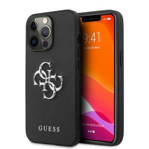 Torbica Guess Saffiano Big za iPhone 13 Pro 6.1 crna (GUHCP13LSA4GSBK) - Img 1