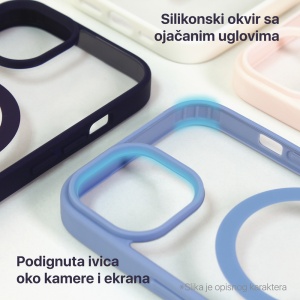 Torbica Magsafe Frame Color za iPhone 15 Plus 6.7 ljubicasta - Img 3