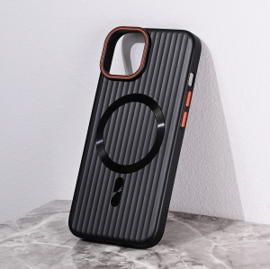 Torbica Magsafe Stripe za iPhone 14 6.1 crna - Img 1