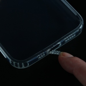 Torbica silikonska Ultra Thin with pluggy za iPhone 12 Pro Max transparent - Img 2