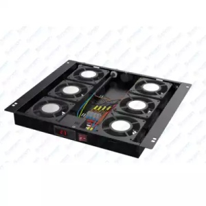 Ventilator panel sa 6 ventilatora sa digitalnim kontrolerom Mirsan MR.FAN6DT.01 Crni - Img 2