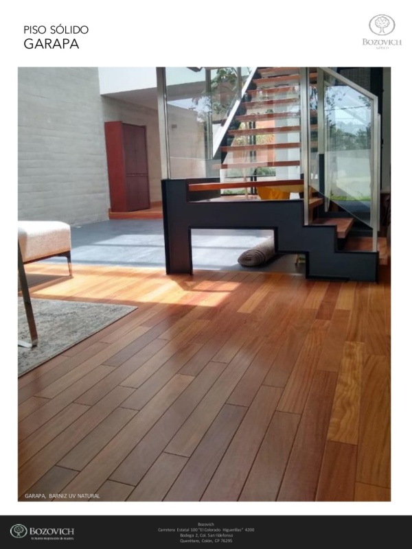 PISO DE MADERA PRETERMINADO GARAPA - Img 3