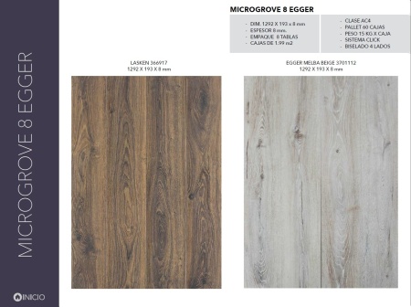 PISO LAMINADO MICROGROOVE 8 EGGER - Img 2