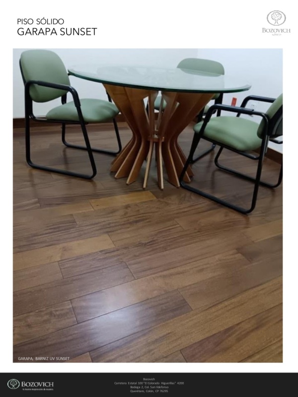 PISO DE MADERA PRETERMINADO GARAPA - Img 2