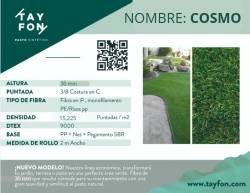 PASTO SINTETICO TAYFON COSMO 30 MM