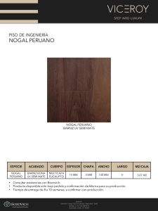 PISO DE INGENIERIA NOGAL PERUANO