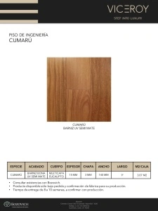 PISO DE INGENIERIA CUMARU