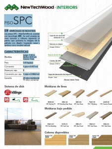 PISO SPC NEW TECH WOOD