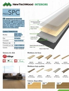 PISO SPC NEW TECH WOOD