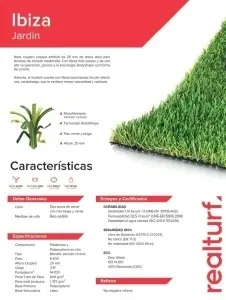 PASTO SINTETICO REAL TURF IBIZA