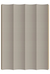 PANEL 3D CONCAVO GRANDE CLOUD TAUPE