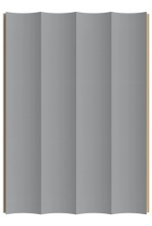 PANEL 3D CONCAVO GRANDE CLOUD GRAY
