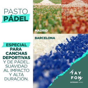 PASTO SINTETICO TAYFON BARCELONA CANCHAS PADEL