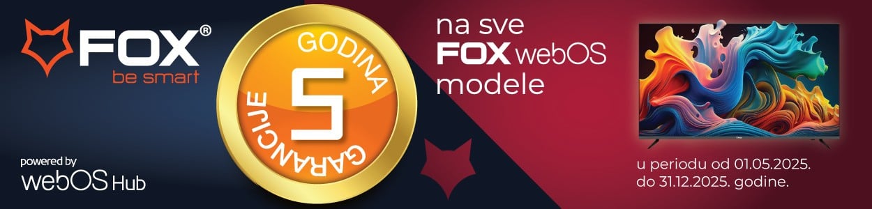 FOX webOS  do 31.12.2025.