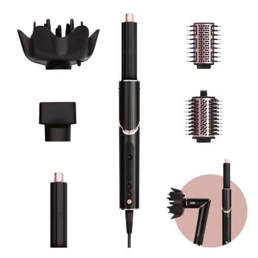 Ondulator 5-in-1 Shark Flexstyle HD440EU, 1400w, 5 accesorii, 3 viteze, 1400w, negru