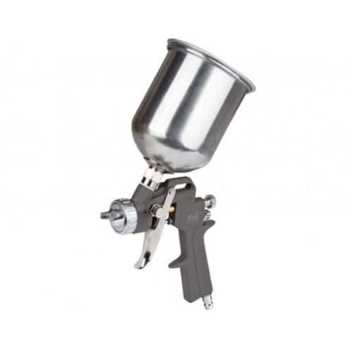 Pistol de vopsit cu aer comprimat Evotools, 600ml, Pmax 3.5 bar, duza 1.5 mm, racord aer 1/4"