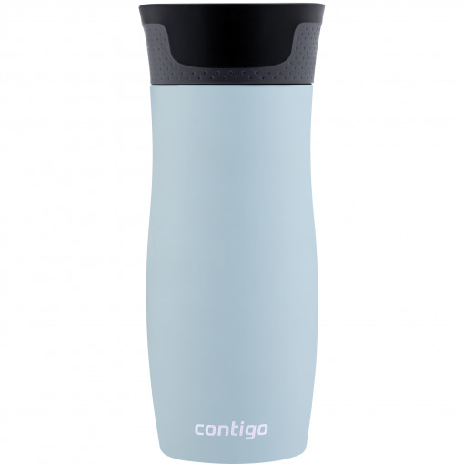Cana termica, Contigo, Otel, 470 ml, Albastru deschis