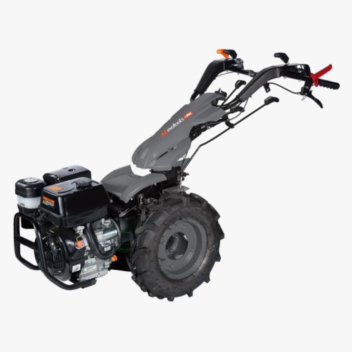 Motocultivator pe benzina Evotools PLUS MT370, putere 13 CP, 420 CC, motor Loncin 4 timpi, 3+2 viteze, latime lucru 65 cm, priza de putere, contine 2 roti cauciuc