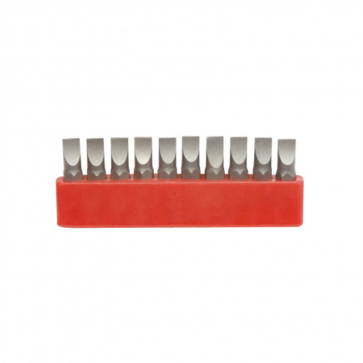 Varf Drept Surubelnita Cr-V EvoTools, Set 10 bucati, Latime 6 mm, Lungime 25 mm