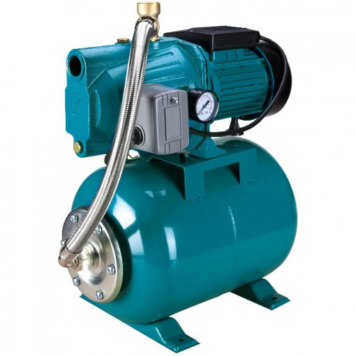 Hidrofor Power Jet 150L Profesional, 1100 W, 54 L/min, H refulare 53m, H aspiratie 9m, Vas expansiune 24L, 220V, Albastru