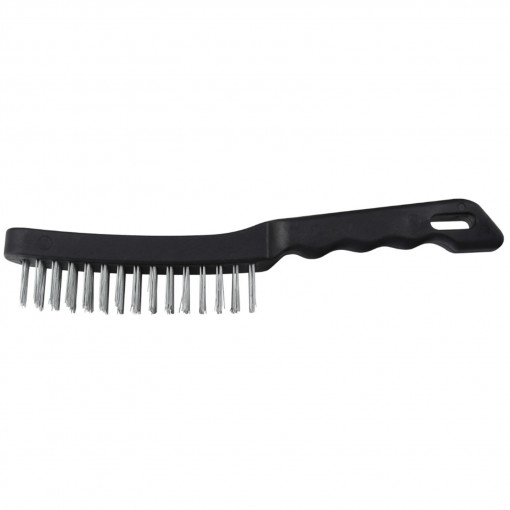Perie Sarma Maner Plastic EvoTools, lungime de lucru 130 mm, latime de lucru 30 mm, 6 randuri