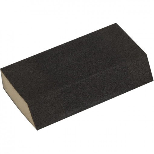 Smirghel pe burete trapezoidal EVOTOOLS, 25, b1 70 mm x b2 40mm x 100mm, grad de granulatie: 80