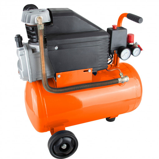 Compresor Evotools CA2024, 1500 W, 8 bari, 200 L/min, rezervor 24 L